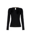 Maglie Donna D'EXTERIOR - Coste Merinos Access Collo - Nero