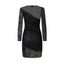 Vestiti casual Donna Pinko - Backgammon Abito Patch Pizzi - Nero