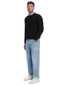 Jeans Uomo Dondup - Jeans 5 Tasche Loose Ervin In Denim Fisso Cross Bl - Blu