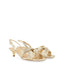 Scarpe con tacco Donna Michael Kors - Alessia Kitten Sandal - Oro