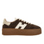 Sneaker Donna Hogan - H698 Allacciato H - Marrone
