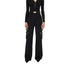 Pantaloni Donna Elisabetta Franchi - Pantalone Con Cintura - Nero