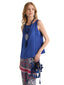 Canotte e top Donna Malìparmi - Top-Shiny Cady - Blu