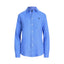 Camicie Donna Ralph Lauren - Classic-Long Sleeve-Button Front Shirt - Azzurro