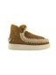 Stivali Donna Mou - New Eskimo Sneaker Suede Lettr - Cognac