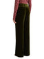 Pantaloni Donna Malìparmi - Pantaloni Fluid Velv - Verde militare