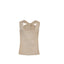 Canotte e top Donna D.Exterior - Lux Top Nodo - Beige