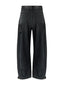 Pantaloni Donna Pinko - Sicuro Zip Pantalone Denim - Nero