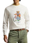 Felpe senza cappuccio Uomo Ralph Lauren - Polo Bear Fleece Sweatshirt - Bianco