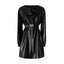 Vestiti casual Donna Pinko - Sfumato Abito Similpelle Soft - Nero