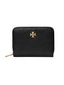 Portafogli Donna Tory Burch - Small Zip Around Wallet Black - Nero