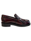 Mocassini Donna Lorenzo Mari - Mocassino Spazzolato Burgundy - Bordeaux