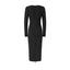 Vestiti casual Donna Pinko - Frutta Abito Crepe Poly - Nero