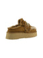 Stivali Donna Mou - Platform Clog Letter Logo - Cognac