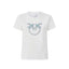 T-shirt Donna Pinko - Quentin T-Shirt Jersey Logo - Bianco