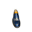Mocassini Uomo Doucal's - Penny Moc Horse Goose+F.do Nero - Blu