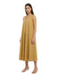 Vestiti casual Donna Maria Bellentani - Abito S/M Con Contropiega Asimmetrica - Ocra