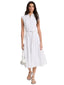 Vestiti casual Donna Michael Kors - Polin Midi Drs - Bianco