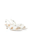 Scarpe con tacco Donna Michael Kors - Alessia Kitten Sandal - Bianco