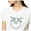 T-shirt Donna Pinko - Quentin T-Shirt Jersey Logo - Bianco