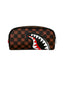 Pochette Unisex Sprayground - Shark In Paris Bubble Brown Pouch - Marrone