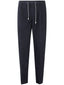 Pantaloni Uomo Eleventy - Pantalone Jogger Elasticatura - Blu