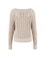 Maglie Donna D.Exterior - Trecce Cristalli Barchetta - Bianco