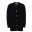 Cardigan Donna Michael Kors - Easy Merino Boxy Cardi - Nero