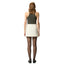 Gonne casual Donna Pinko - Flan Gonna Tweed Fantasia - Bianco