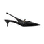 Scarpe con tacco Donna Tory Burch - Double T Buckle Mary Jane 45Mm - Nero