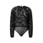 Body Donna Pinko - Bolognese Body Pizzo - Nero