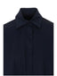 Camicie Donna Dondup - Camicia Over In Gabardina Tinto Filo - Nero