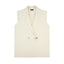 Gilet Donna Fay - Gilet in Maglia di Viscosa Tecnica - Panna