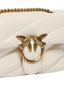 Borse a tracolla Donna Pinko - Love Puff Baby Cl Sheep Nappa - Bianco