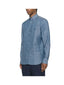 Camicie casual Uomo Etro - Shirt Roma Logo Bd - Azzurro