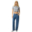 Jeans Donna Pinko - Lovely Loose Soft Ocean - Blu