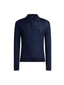 Polo Uomo Etro - Fuji Knitted L/S Polo - Blu