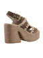 Sandali Donna Mou - Raffia Platform With Back Stra - Marrone