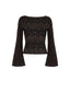 Maglie Donna D'EXTERIOR - Geometrie Cristallu Giro Corta M/L - Nero