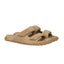 Ciabatte Donna Ash - Calf Suede Noisette - Beige