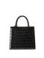 Borse a spalla Donna Mc2 Saint Barth - Shop Bag Mini Printed Croco Leather 00 - Nero