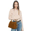 Borse a spalla Donna Tory Burch - Romy Suede Bucket Bag - Cammello