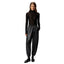 Pantaloni Donna Pinko - Spezia Pantalone Similpelle - Nero