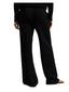 Pantaloni Donna Ralph Lauren - Knit-Open Bottom Sweatpant-Pants - Nero