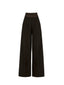 Pantaloni Donna D.Exterior - M-Enver Satin Pant Largo Smoking - Nero
