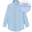 Camicie casual Donna Mc2 Saint Barth - Brigitte Cottn Stripes Mid V Bollicine 31 Emb - n.d.