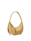 Borse a spalla Donna Tory Burch - Romy Suede Pick Stitch Half Moon Bag - Panna