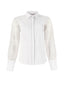 Giubbini Donna D.Exterior - Popeline+Organza Camicia Cat. - Bianco