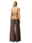 Canotte e top Donna Pinko - Caneto Top Tela Washed - Arancione