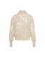 Maglie Donna D'EXTERIOR - Organza Cristalli Bomber Rif.maglia - Vaniglia